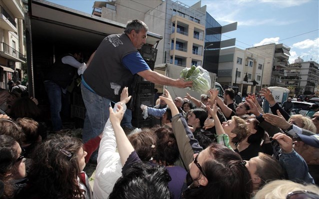 Το αδιαχώρητο στη δωρεάν διανομή φρούτων και λαχανικών