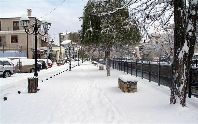 Παγωνιά στη Βόρεια Ελλάδα