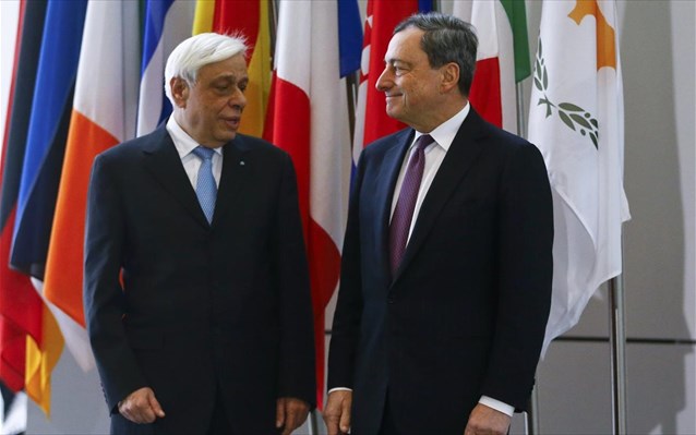Το χρέος στη συνάντηση Πρ. Παυλόπουλου – Ντράγκι