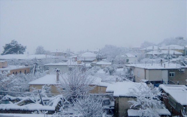 Χιόνια και παγωνιά ανά τη χώρα