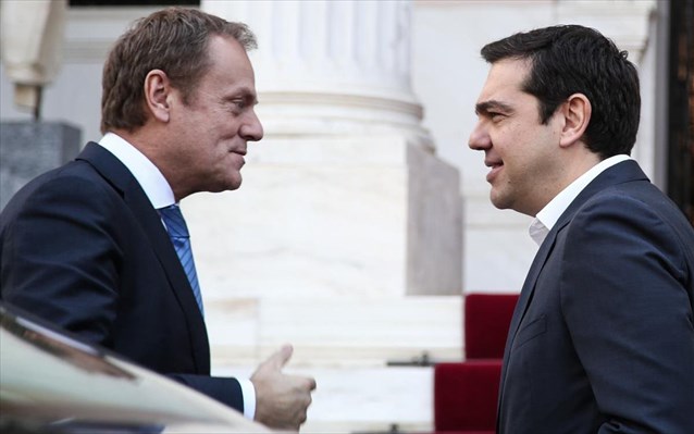 Τηλεφωνική επικοινωνία Τσίπρα – Τουσκ