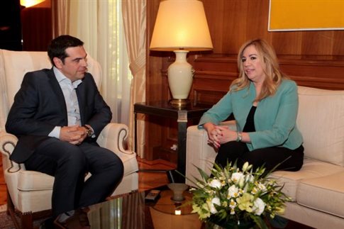 Συνάντηση με τον πρωθυπουργό θα έχει η Φώφη Γεννηματά