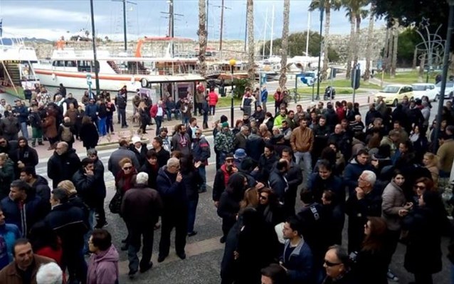 Συλλαλητήριο στην Κω κατά της κατασκευής hotspot