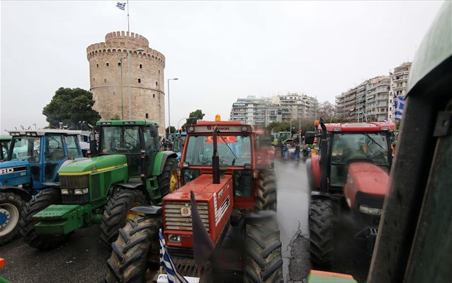 Νέο «ραντεβού» των αγροτών με τρακτέρ στη Θεσσαλονίκη