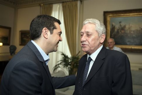 Τετ-α-τετ του πρωθυπουργού με τον Φώτη Κουβέλη