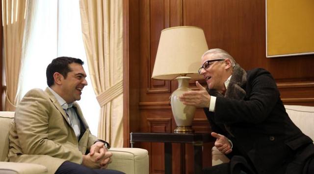 Συνάντηση του Αλ.Τσίπρα με τον Γιαν Φαμπρ