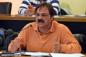 Ο ανεξάρτητος δημοτικός σύμβουλος Βόλου, Κώστας Γαργάλας. 