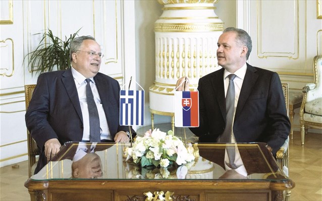 Σε καλό κλίμα οι επαφές Κοτζιά στη Σλοβακία