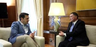 Τον πρόεδρο της Κνεσέτ υποδέχτηκε ο Αλέξης Τσίπρας