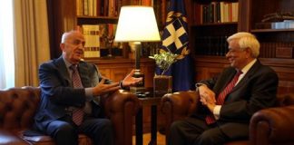 Προσφυγικό και τρομοκρατία στη συνάντηση Παυλόπουλου με τον λιβανέζο πρόεδο