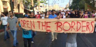 Πορεία στο κέντρο κατά των επιχειρήσεων εκκένωσης υπό κατάληψη κτηρίων