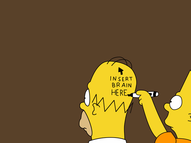 no brain