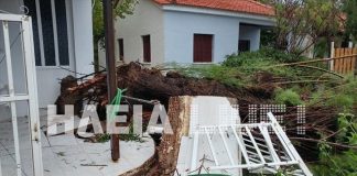 Ανεμοστρόβιλος πέρασε από το Κατάκολο