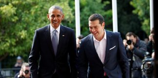 Επίσκεψη Ομπάμα: Επίσημο δείπνο στο Προεδρικό Μέγαρο