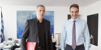 Με τον Γ. Μώραλη συναντήθηκε ο Κυρ. Μητσοτάκης