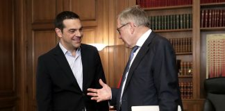 Ρέγκλινγκ – Τσίπρας: Κοινός στόχος η επανάκτηση της εμπιστοσύνης των αγορών