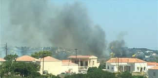 Πυρκαγιά στα Κύθηρα