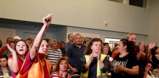 Διαμαρτυρία συμβασιούχων ΟΤΑ σε διημερίδα του Ελεγκτικού Συνεδρίου