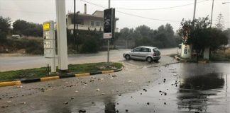 Σοβαρά προβλήματα στα Χανιά από την ισχυρή βροχή
