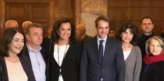 Μητσοτάκης – Μπακογιάννη: Ένας συμβολικός ασπασμός