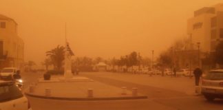 Σε Σαχάρα μετέτρεψε την Κρήτη η αφρικανική σκόνη (Εικόνες και video)