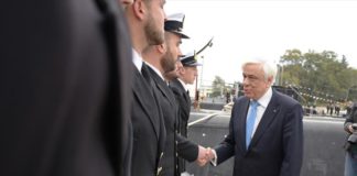 Στο Αρχηγείο Στόλου Πρ. Παυλόπουλος και Π. Καμμένος