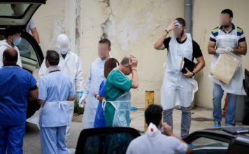 Προσπάθεια των Εγκληματολογικών Εργαστηρίων να ολοκληρωθεί η διαδικασία ταυτοποίησης των θυμάτων