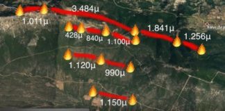 Φωτιές: Τα 14 μέτωπα που ξέσπασαν σε ευθεία και σε μισή ώρα