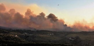 Σε εξέλιξη πυρκαγιά στη Σάμο