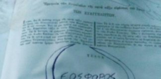 Βεβήλωσαν εκκλησία στην Εύβοια: Έγραψαν «Εωσφόρος» μέσα στο Ευαγγέλιο