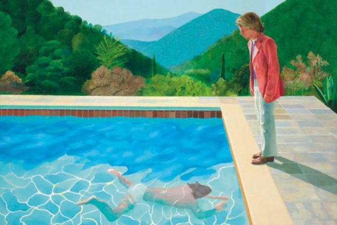 Pool with two figures xokni