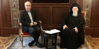 Στο Φανάρι ο Γαβρόγλου -Διαβεβαίωσε για τη διασφάλιση των εργασιακών δικαιωμάτων των ιερέων