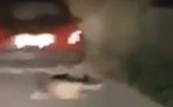 Ηλικιωμένος έσερνε τον σκύλο του με το αυτοκίνητο!