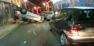 Ι.Χ. ανετράπη και παρέσυρε τα πάντα στο διάβα του