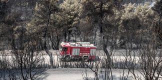 Χωρίς ενεργό μέτωπο η φωτιά στην Εύβοια