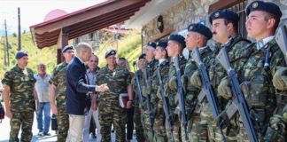 Μονάδες και φυλάκια στην Καστοριά επισκέφθηκε ο υφυπουργός Άμυνας