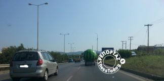 ΙΧ μετέφερε σε καρότσα “τεράστιο καρπούζι”