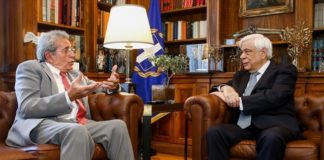 Συνάντηση του ΠτΔ με τον επικεφαλής της Επιτροπής για τον έλεγχο του καπνίσματος