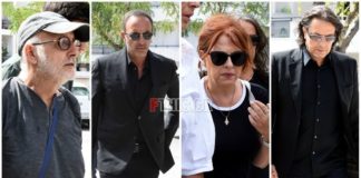 Οι πρώτες φωτογραφίες από την κηδεία του Λαυρέντη Μαχαιρίτσα