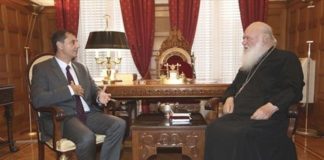 Ο θρησκευτικός τουρισμός στο επίκεντρο της συνάντησης Χ. Θεοχάρη – Ιερώνυμου