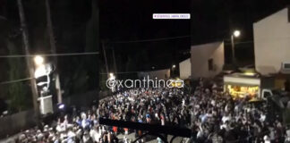 Απίστευτες εικόνες από υπαίθρια γλέντια (video)