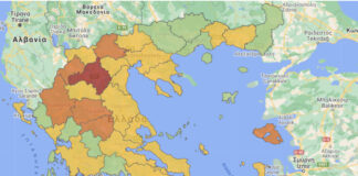 Στο «κίτρινο» η Μαγνησία στο χάρτη του κορωνοϊού
