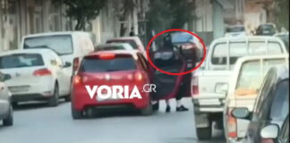 Κρατώντας καραμπίνα έκοψε την κυκλοφορία και περίμενε τους ληστές (video)