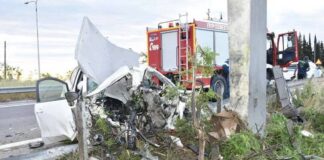 Νεκρός 49χρονος μετά από φρικτό τροχαίο (σκληρές εικόνες)