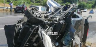 Σοκαριστικό τροχαίο με έναν νεκρό – Άμορφη μάζα τα αυτοκίνητα