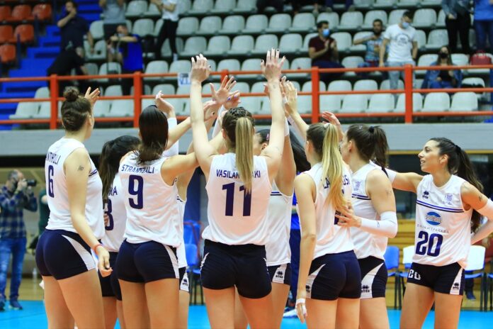 ÁÕÓÔÑÉÁ - ÅËËÁÄÁ <br>(ÐÑÏÊÑÉÌÁÔÉÊÁ ÅÕÑÙÐÁÉÊÏÕ ÐÑÙÔÁÈËÇÌÁÔÏÓ ÃÕÍÁÉÊÙÍ 2021) <br>AUSTRIA - GREECE <br>(EUROVOLLEY 2021 QUALIFIERS)