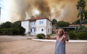 Πυρκαγιές – Συγκλονιστικές εικόνες από πυρόπληκτες περιοχές σε Αττική, Ηλεία και Εύβοια