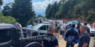 Εγκλωβίστηκαν χιλιάδες στα βουνά της Φθιώτιδας