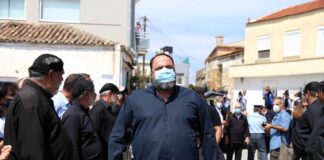 Παρών στην κηδεία του Μίκη Θεοδωράκη ο Βαγγέλης Μαρινάκης