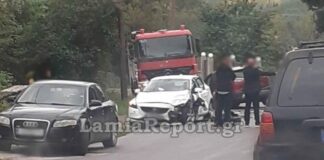 Τροχαίο με τρεις τραυματίες – Δείτε εικόνες